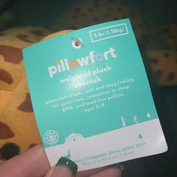 cheetah pillowfort weighted animal - Picture 5 of 7